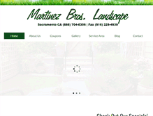 Tablet Screenshot of martinezbroslandscape.com